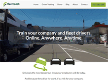 Tablet Screenshot of fleetcoach.com